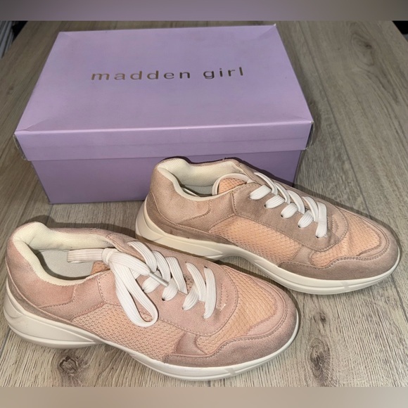 Madden Girl Shoes - Madden Girl burrel blush Women's Pink Sneakers shoes